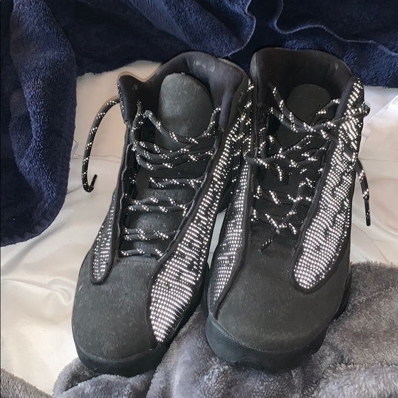 Jordan Black Cat 13’s Size 6.5 GS - Picture 2 of 4